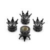 Metal Finish Tire Valves Cap Scratch Proof Resistant to Harsh Environments Outdoor Driving Ready Water Resistant 4 Pack