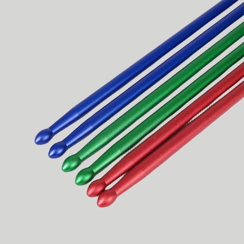 1Pair 5A Aluminum Alloys Drumstick Nonslip Drumstick for Beginner, Student, Adult