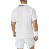 Asics Match Actibreeze Polo Shirt Printed Logo Solid Color Comfortable Short Sleeve Polo Men tops Bright-White 2041A283-100