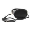 Tory Burch T Monogram Letter Pattern Leather Bucket Bag Mini Women Bags Black 158530-001