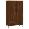 VidaXL Buffet haut chêne marron 69,5x31x115 cm bois d'ingénierie 828243