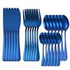 1010 Stainless Steel Western Cutlery Set: Thickened Knife, Fork, Spoon for Hotel & Home, Available In 4 or 24 Pieces