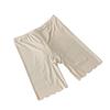Plus Size Women's Safety Leggings with Anti-Exposure Wave Edge and Ice Silk, 2-in-1 Underwear.