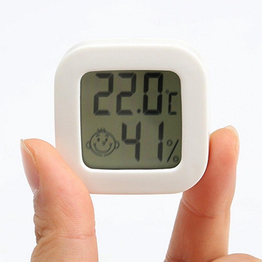Mini Indoor Thermometer Digital LCD Temperature Sensor Humidity Meter Thermometer Room Hygrometer Gauge Weather Station