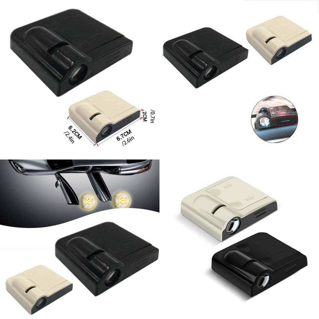 Atemberaubendes kabelloses Auto-Tür-Begrüßungslicht LED Laserprojektorlampe für stilvolle Autodekoration