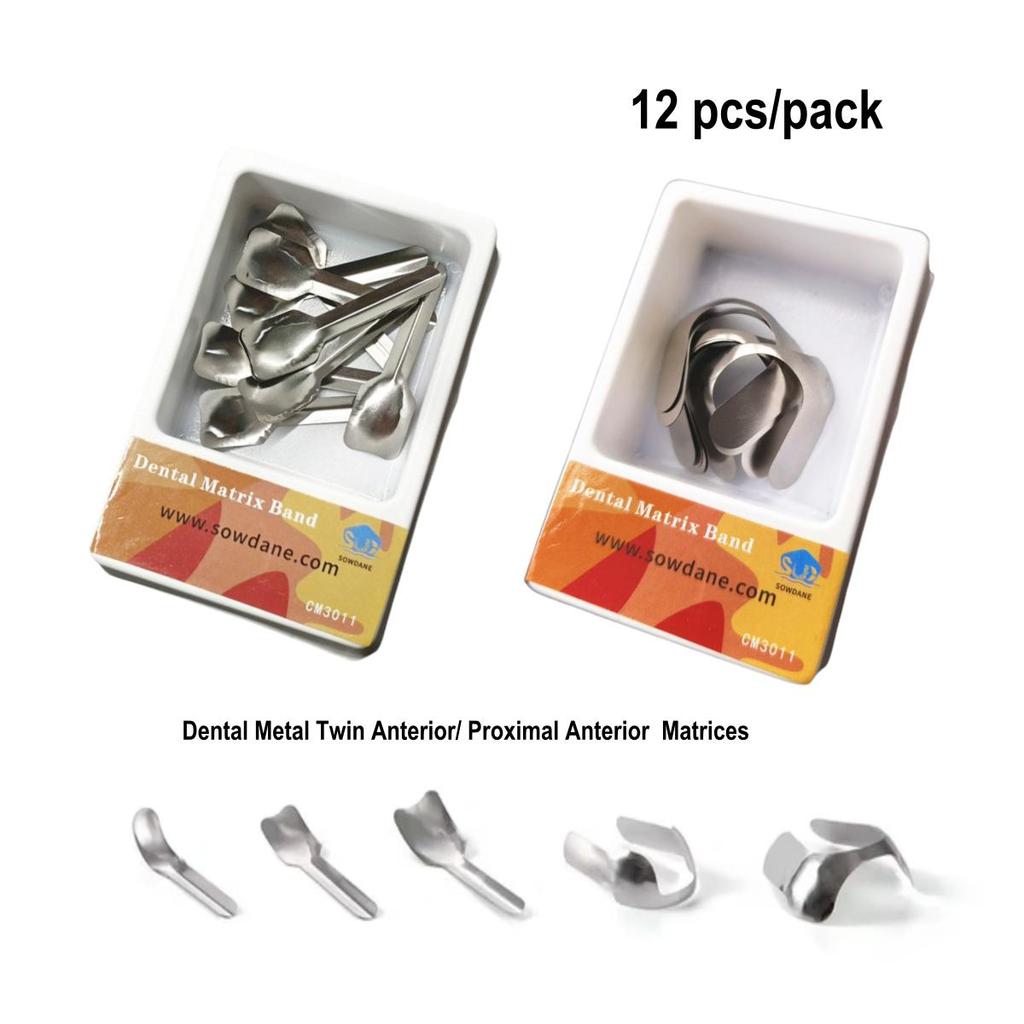 Bandes Proximales Antérieures Dentaires Matrices Antérieures Doubles Systèmes de Matrices Grand Moyen Petit Matériaux de Restauration Dentaire