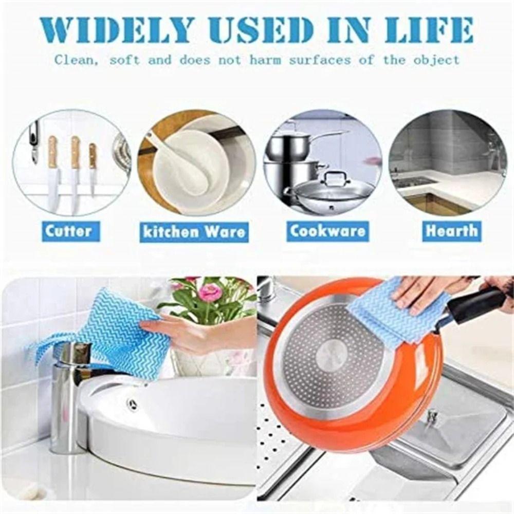 40 lehte/rulli majapidamisköögis mittekootud nõuderätikud ühekordselt kasutatav köögipuhastuslapp