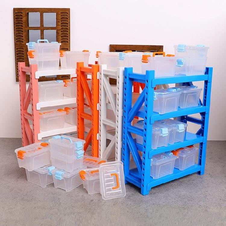 Simulation Warehouse Display Shelf With Storage Box Enhances Spatial Awareness Realistic Storage Doll House Scene Decors