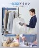Iron Steam Iron Handy Iron Clothes Steamer Leave on Hanger Small Compact Foldable Iron Airon Powerful Continuous Steam Wrinkle Removal Lightweight