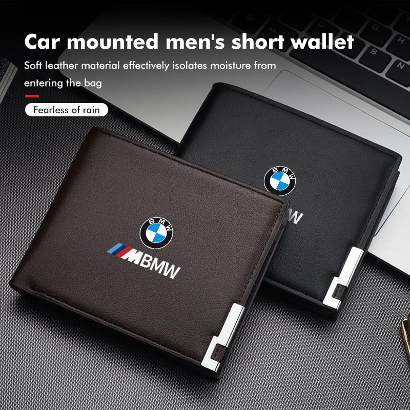 Leather Cards Bags Driver's License Card Case Money Holder Auto Accessories For BMW X3 X5 M5 M3 E46 E90 E60 F10 E39 F30 E36 G30 Vdkz90