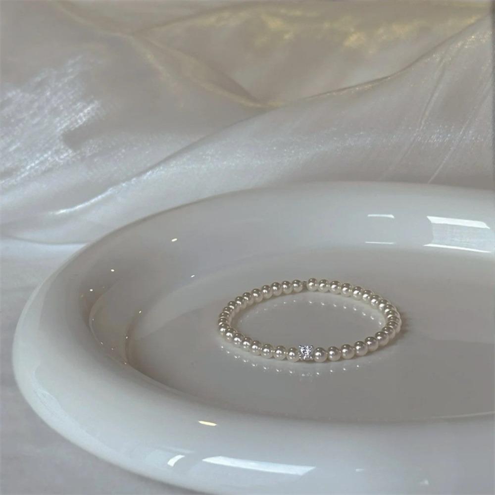 Retro Licht Luxus Süßwasserperlenarmband Nische Vielseitig High-End Armband Schlichter Temperamentschmuck Frauen