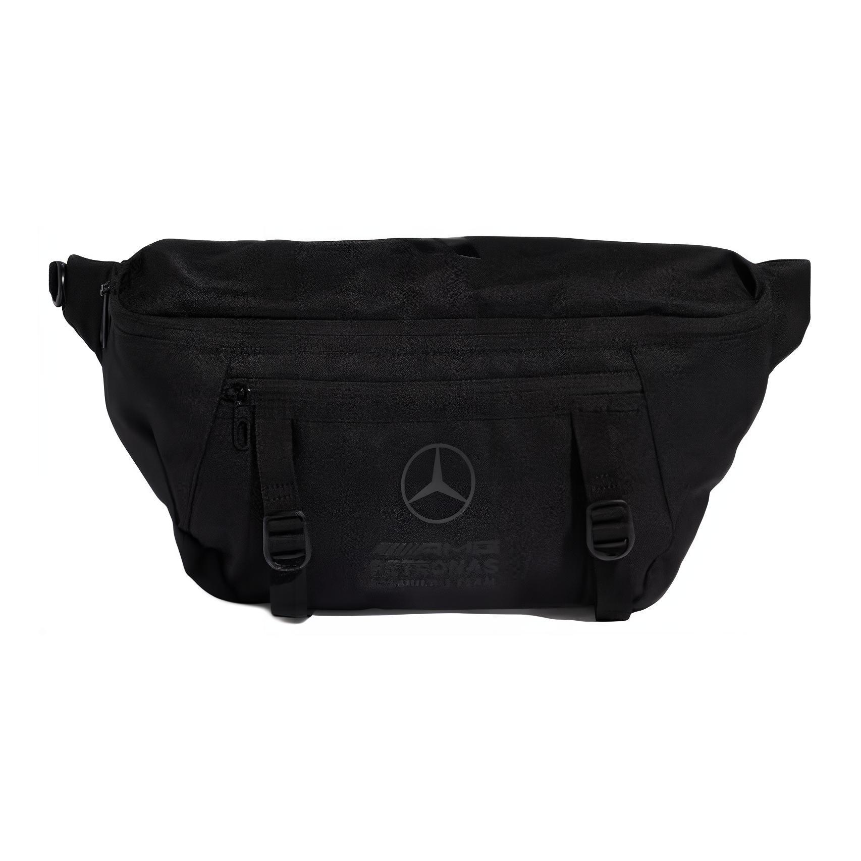 Adidas Mercedes X Совместная работа Полиэстер Сумка-пояс Большая Унисекс Черный KF1379
