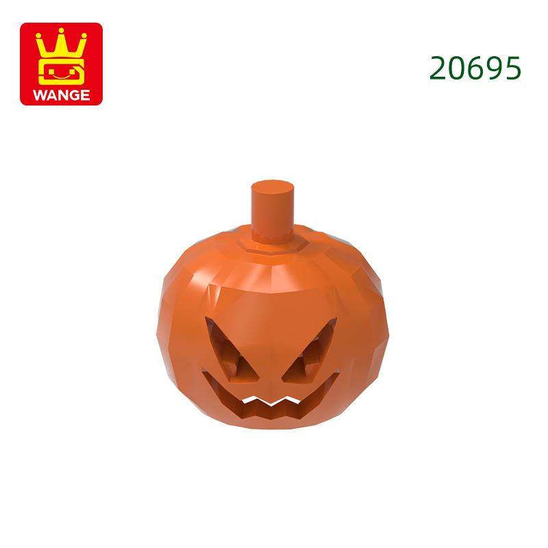 

57Pcs/Lot 20695pb01 Jack-o -lantern pumpkin head Moc Hue Buckle Attachments Compatible Bricks DO-IT-YOURSELF Children Toy Building s