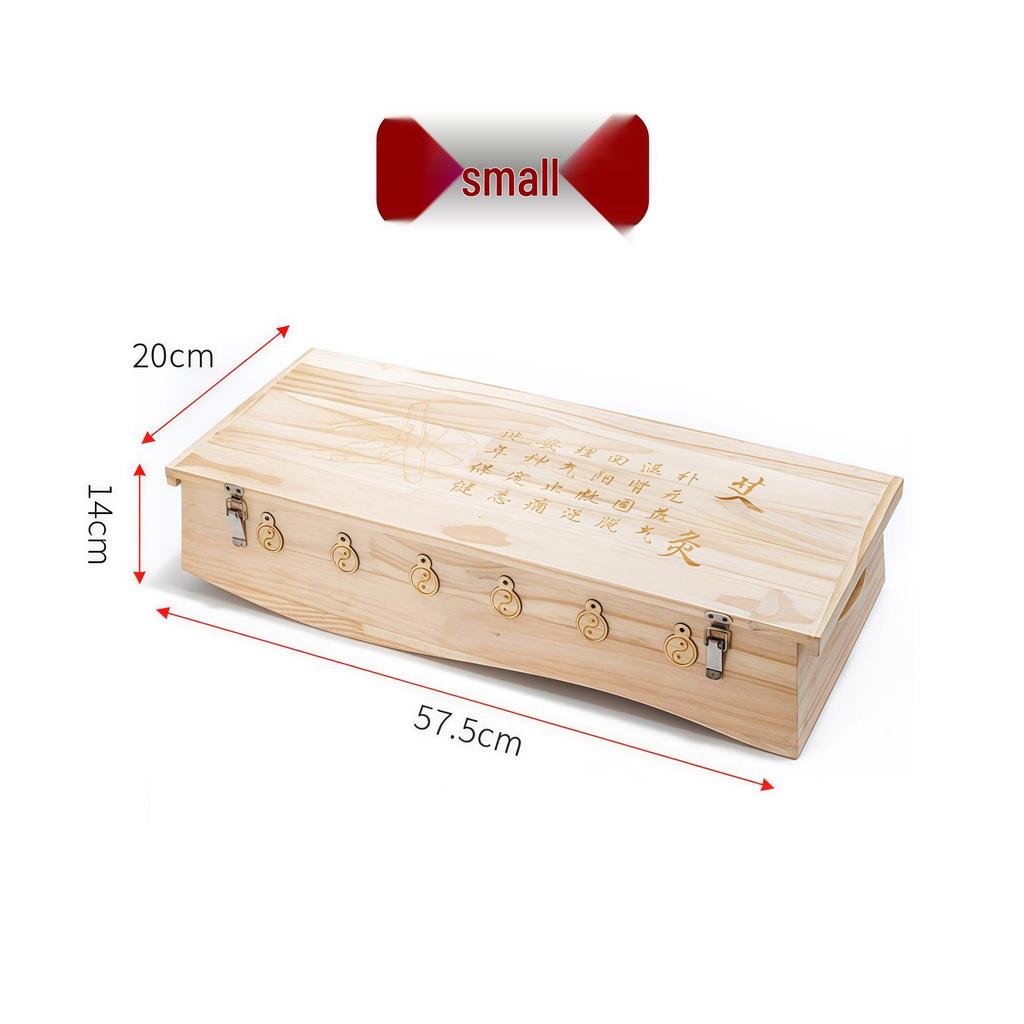 Solid Wood Moxibustion Box: Large, Temperature-Controlled for Full-Body Use on Back and Abdomen