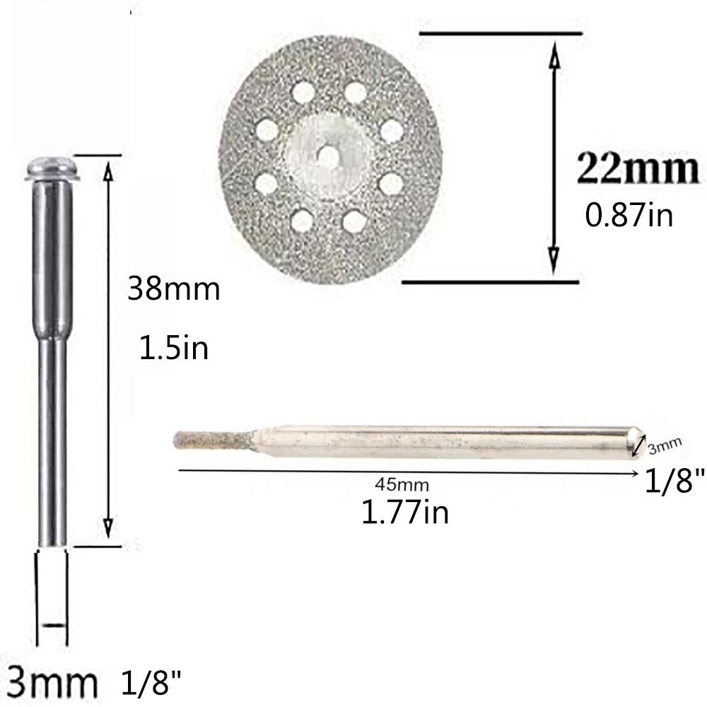 Diamond Grinding Cutting Carving Bit Set For Stone Tile Glass Copper & Bronze
