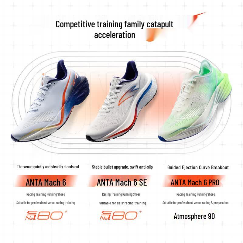 Anta Mach 6 Men's Professional Running Shoes