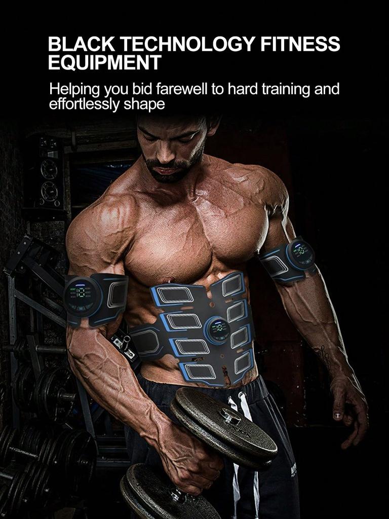 Muscle Stimulator Machine,1Pc Ems Muscle Stimulator Massager 8-Abdominal Muscle Trainer Accessories Body Care