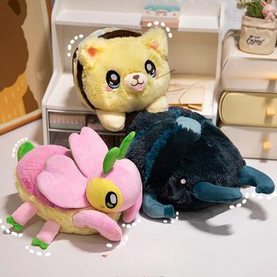 Brinquedo de Pelúcia Fofo de Abelha Besouro Louva-a-Deus Desenho Animado Inseto Boneca de Pelúcia Para Meninos e Meninas Presente de Aniversário Criativo Decoração de Quarto