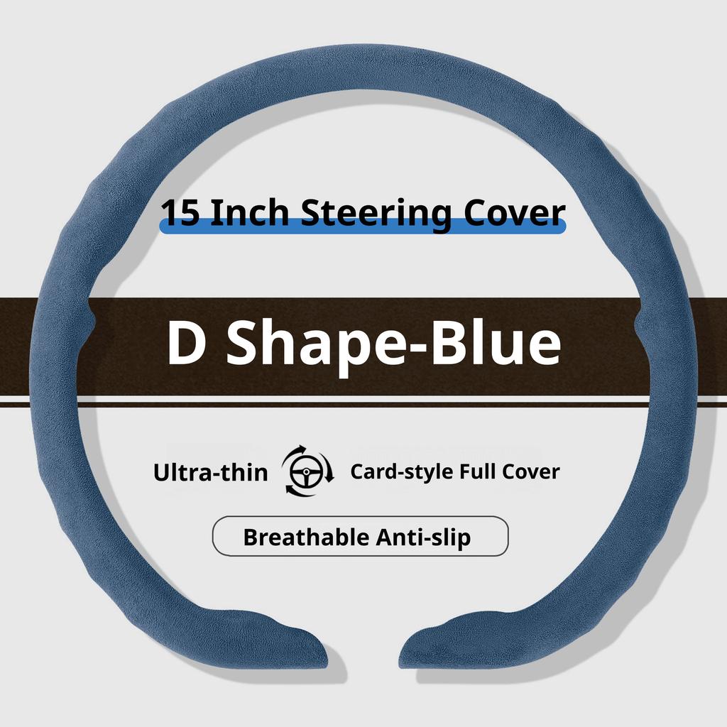 New Suede Car Steering Wheel Cover For Lexus ES300h 350 RX350 450h NX350 NX450h LX600 GX460 IS300 RZ450e Luxury 38Cm Car Styling