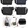 Men's Trendy Waterproof Multi-Pocket Crossbody Shoulder Bag for Travel and Casual Use