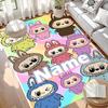 Custom Name Personalized Labubu Print Carpet, Versatile Home Decor Rug, for Playroom, Apartment, Balcony, Entryway, Hallway Gift