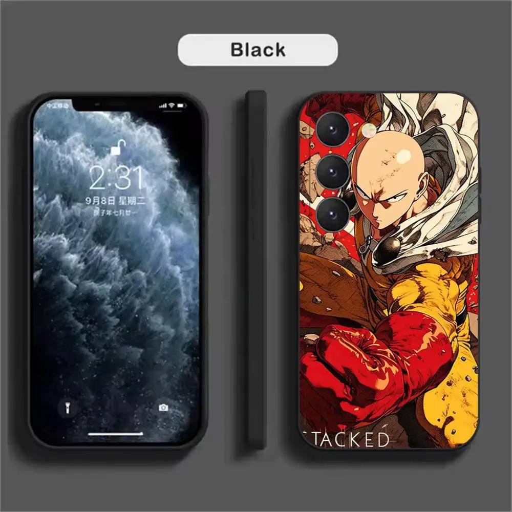 O-One P-Punch Anime Man  Phone Case For Samsung Galaxy A52 A42 A32 A22 A12 A02S A72 A73 A51 A41 A31 A21S A71 A40 A30S A20S