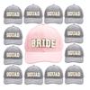 New Unisex Squad Bride Corduroy Baseball Caps Outdoor Adjustable Trucker Cap Hip Hop Snapback Dad Hat for Women Casual Sun Hats