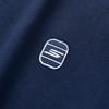 Skechers Color Block Printed Logo Straight Collar Short Sleeve Polo Shirt Women Tops Navy-Academy-Blue P224W022-02MZ
