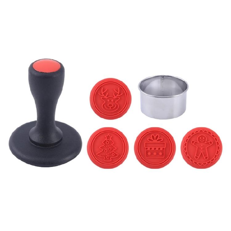 Мультяшные формочки для печенья Рождественские силиконовые штампы для печенья Инструменты для украшения печенья