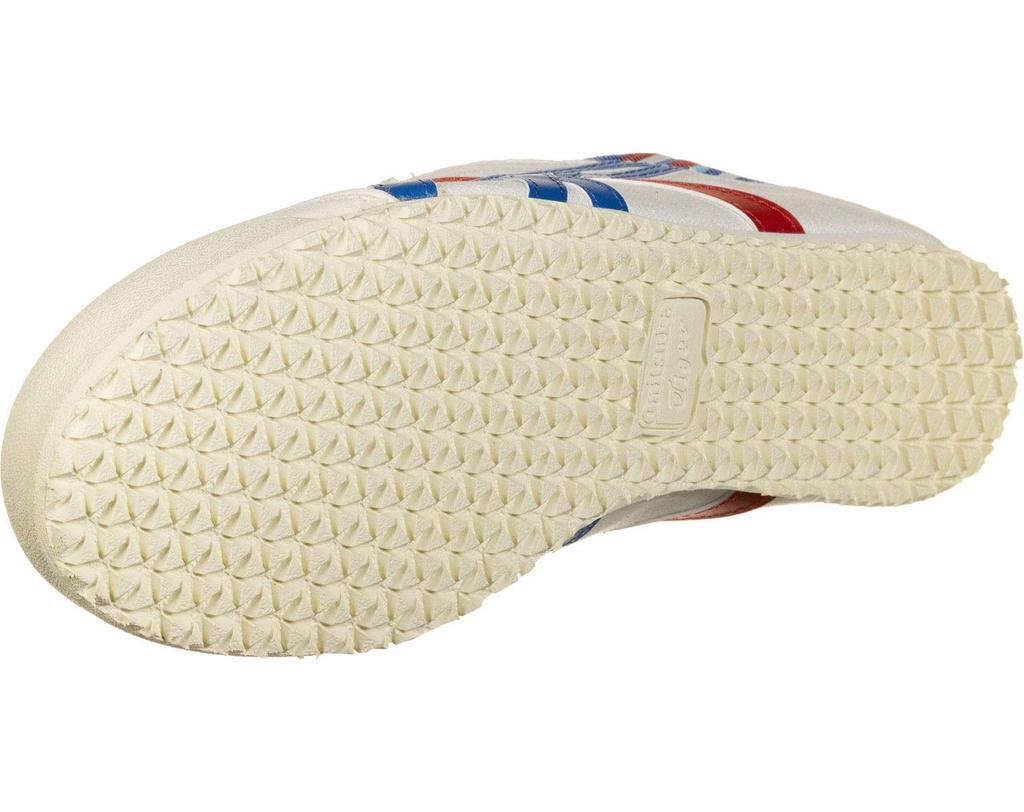 Onitsuka Tiger MEXICO 66 PARATY Size Cm Sneakers, White/Classic Blue, B, 25.0