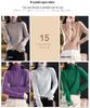 Women's Cashmere Turtleneck Sweater – Solid Color, Short Style, Simple Knit, 100% Wool for Autumn and Winter.