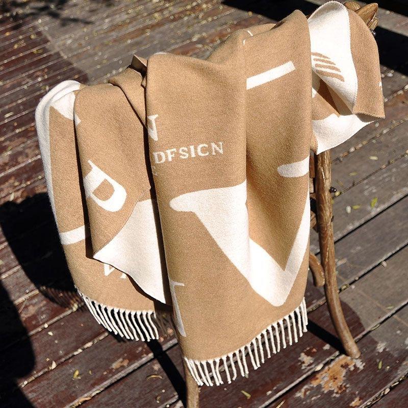 Women's Winter High End Autumn and Winter New Style Korean Imitation Cashmere Knitted Scarf Fashion Versatile Warm Shawl for Men