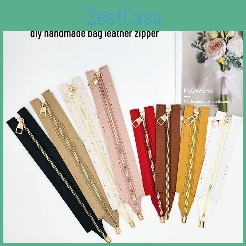 Handmade Bags Zipper Leather Woven Accessories