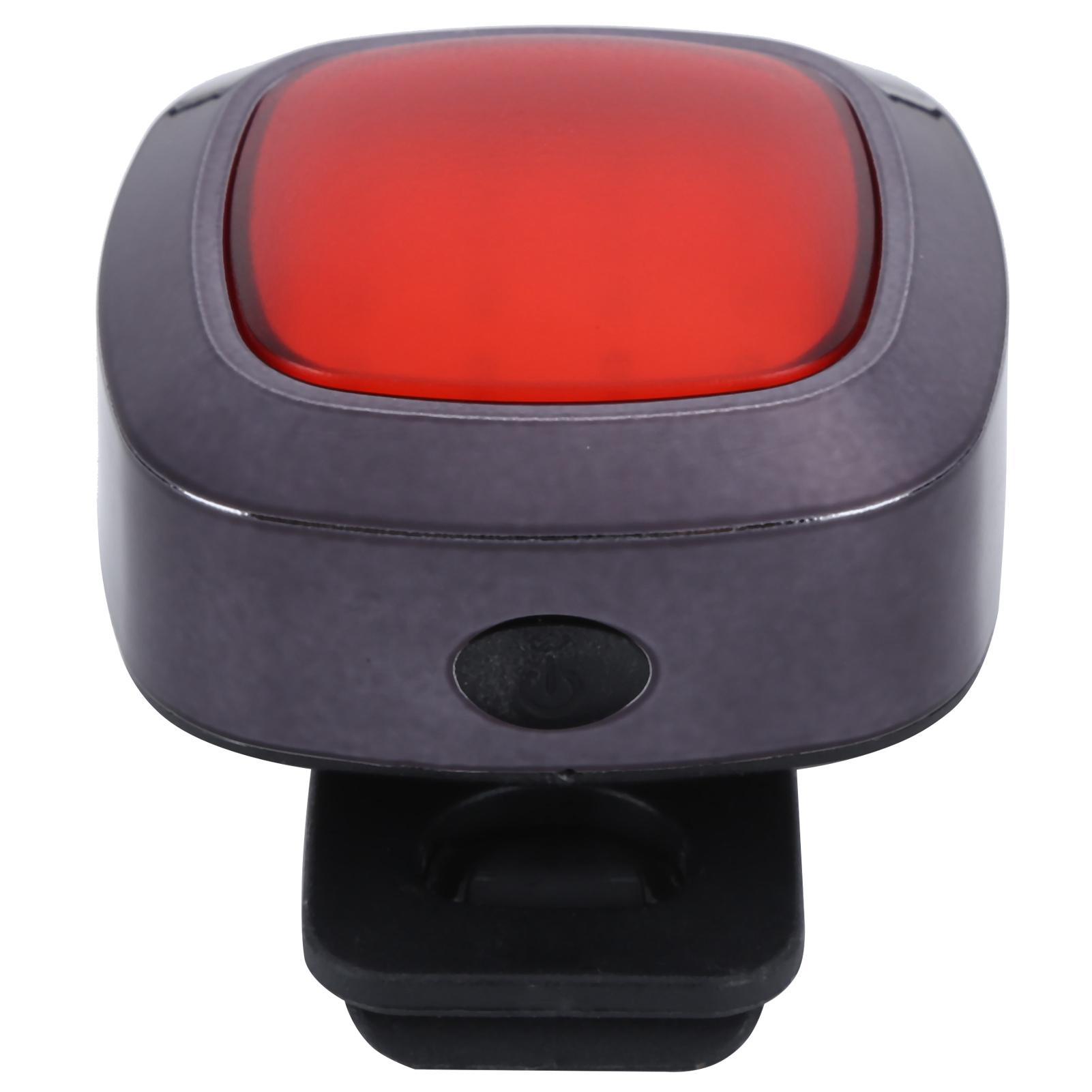 Bike Warning Taillight Brake Intelligent Induction COB Mountain Bike USB Charge Rear Light