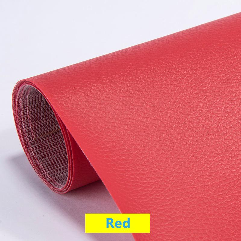 Self-Adhesive Furniture Shoes First Aid Patch Leather Patch DIY Black Self-Adhesive Leather Repair Tape for Sofa 50x137cm