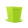 Mini Square Plastic Pots For Succulent Plants Thickened Material With Drainage Holes Multiple Colors