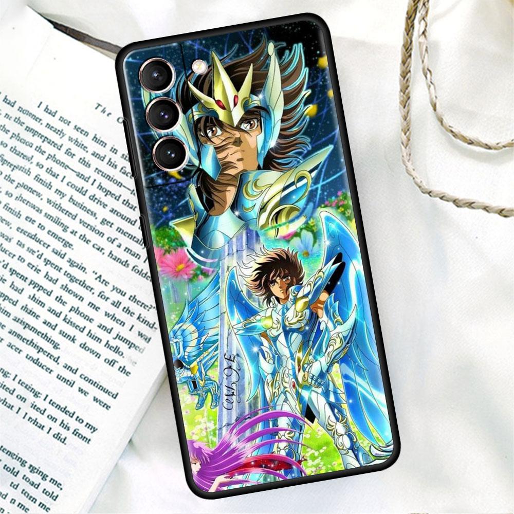 

Черный мягкий чехол для телефона для Samsung Galaxy S22 S21 S20 Ultra FE S9 S8 S10 Plus Note 20 10 9 Fundas Обложка Сейнт Сейя Япония Аниме Samsung Note 9