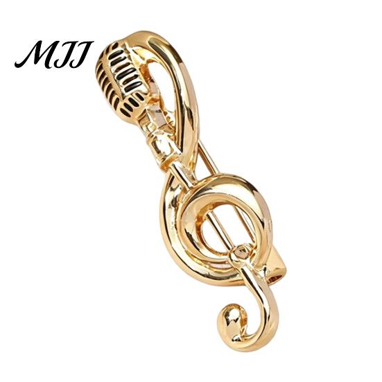 Anti-fall Microphone Clip Women Brooch Pin, Shape, Strong Buckle Design, Durable Oxidation Resistant Alloy Electroplated Anti-Fade Lapel Brooch, золотистый