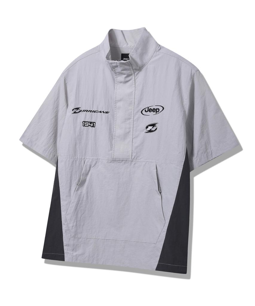 Jeep Paris Sports Nylon Short Sleeve Anorak (Jp5Jpu850Lr)