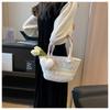 JMXD- Handmade Knitted Fashion Crossbody Bucket Bag for Women Shoulder Bag