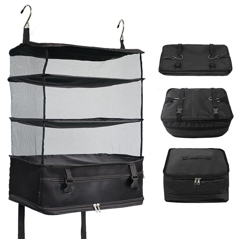Multifunctional Large-Capacity Foldable Travel Hanging Clothes Organizer