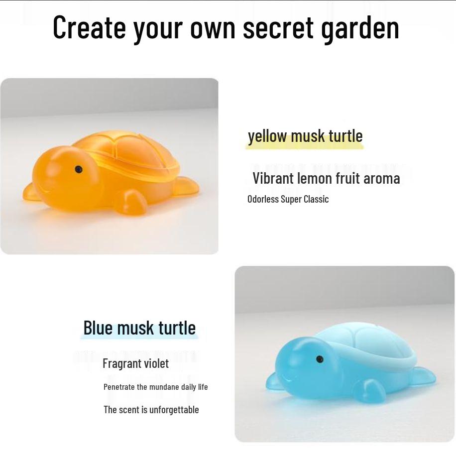 Handmade Cute Turtle Essential Oil Soap - Aromatherapy Ornament for Bathing and Shampoo