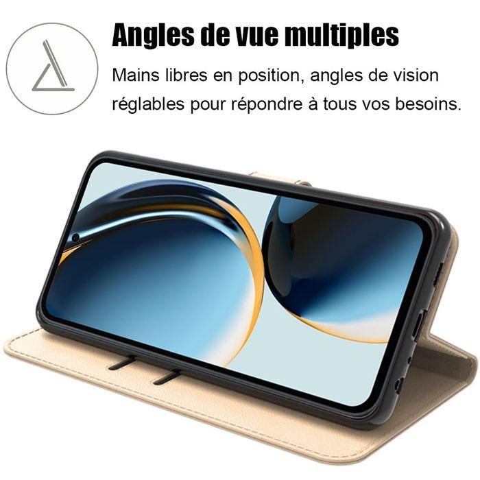 Coque de protection - BOOLING - pour Samsung Galaxy A36 5G/A56 5G - Effet Cuir Doré - 2 Verres Trempés - Antichoc