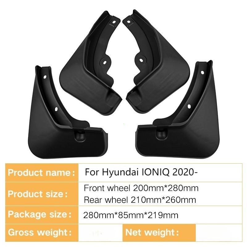 For Hyundai IONIQ5 Splash Guards Mudguards Fenders Mudflaps Mud Flaps Guards Front Rear Plastic Wheel Protector