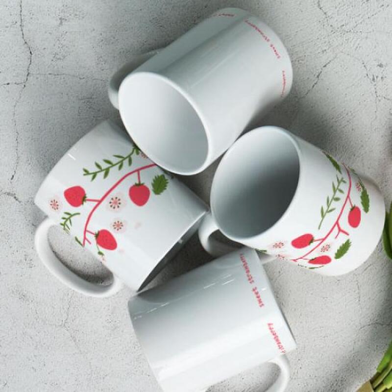 gb751-Design Mug 4p-Sweet Strawberry