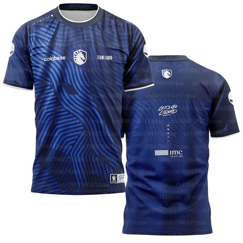 

Новейшая персонализированная футболка для фанатов ID, мужская дышащая футболка с коротким рукавом, униформа для киберспортивной игры, топы L