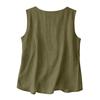 Women’s Textured Cotton Tank Top Crew Neck Sleeveless Relaxed Fit Casual Shirt Lightweight Summer Blouse for Daily Wear Work Travel Layering