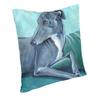 Luxuriöser Windhund-Kissenbezug, 40 x 40 cm, weicher Whippet-Sihthound-Hund, Kissenbezug für Sofa, Auto, quadratischer Kissenbezug, Dekoration