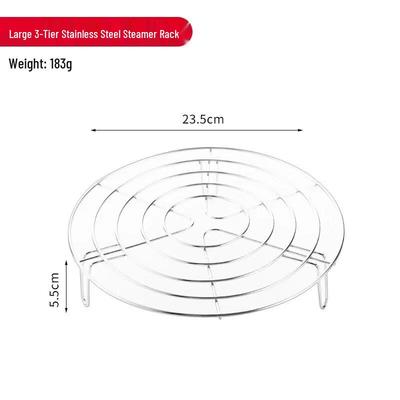 Stainless Steel Tripod Steamer Rack - 2 Pack