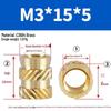 Double Knurled Copper Nut Inserts for Mobile Phone Injection Molding